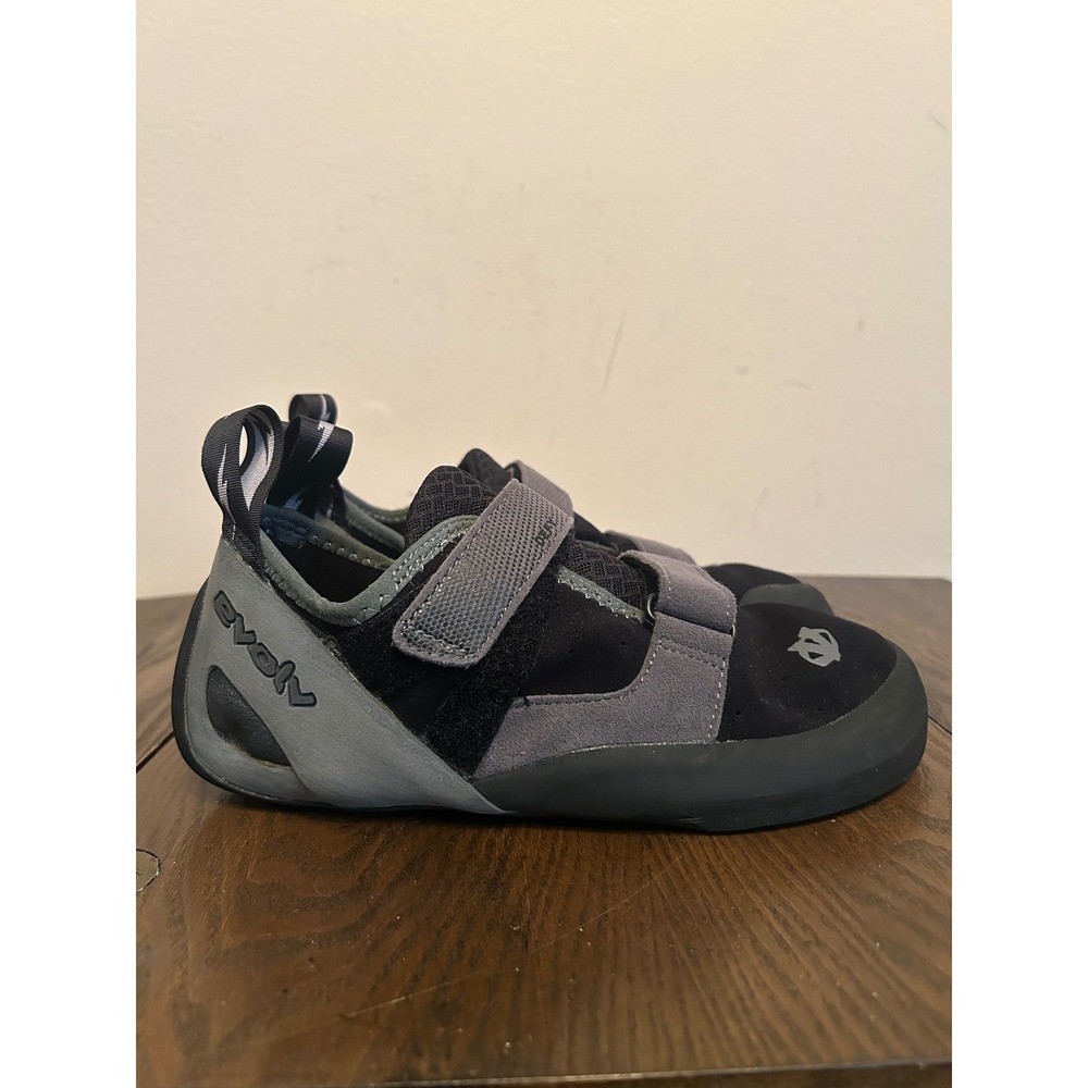 EVOLV Defy Climbing Shoes Black/Gray Unisex women's 11.5 Men's 10.5